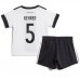 Duitsland Thilo Kehrer #5 Babykleding Thuisshirt Kinderen WK 2022 Korte Mouwen (+ korte broeken)
